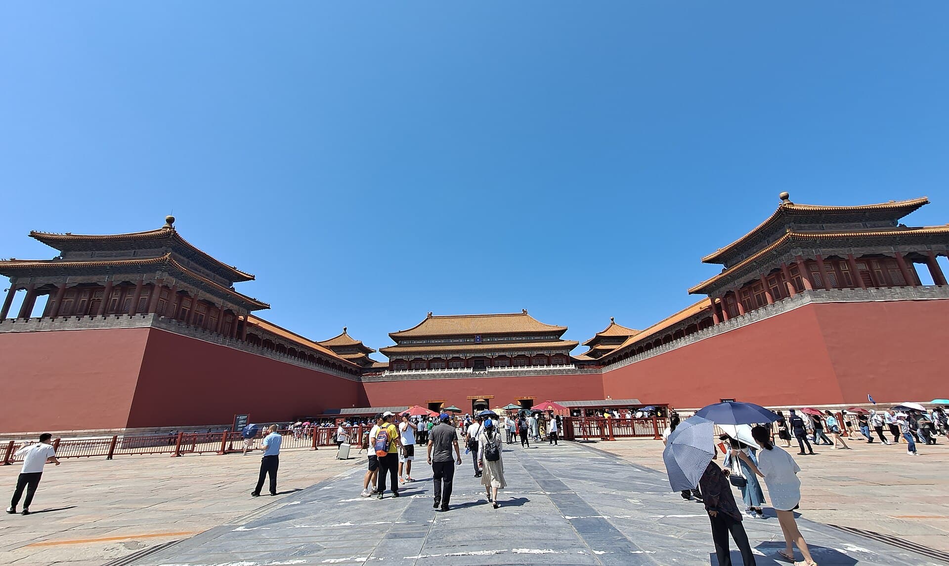 The Meridian Gate at the Forbidden City in Beijing