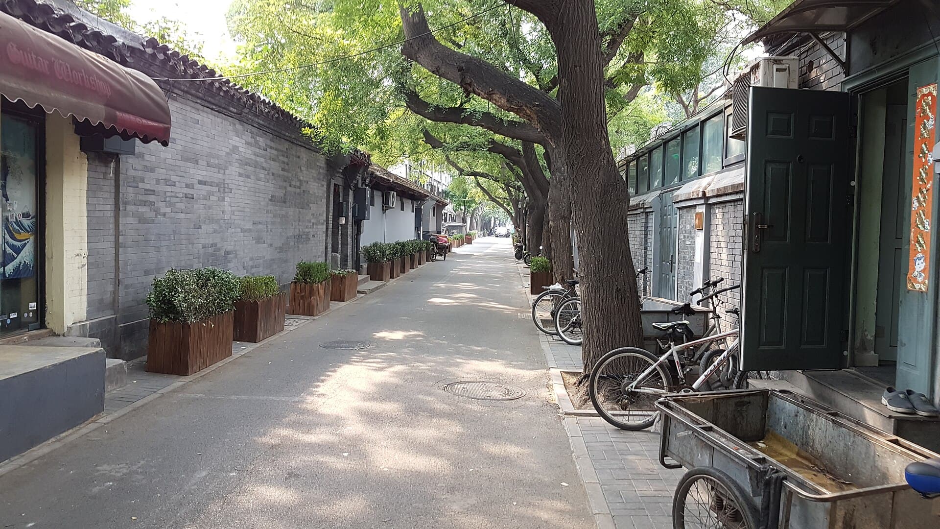 Nanluoguxiang street scene in Beijing