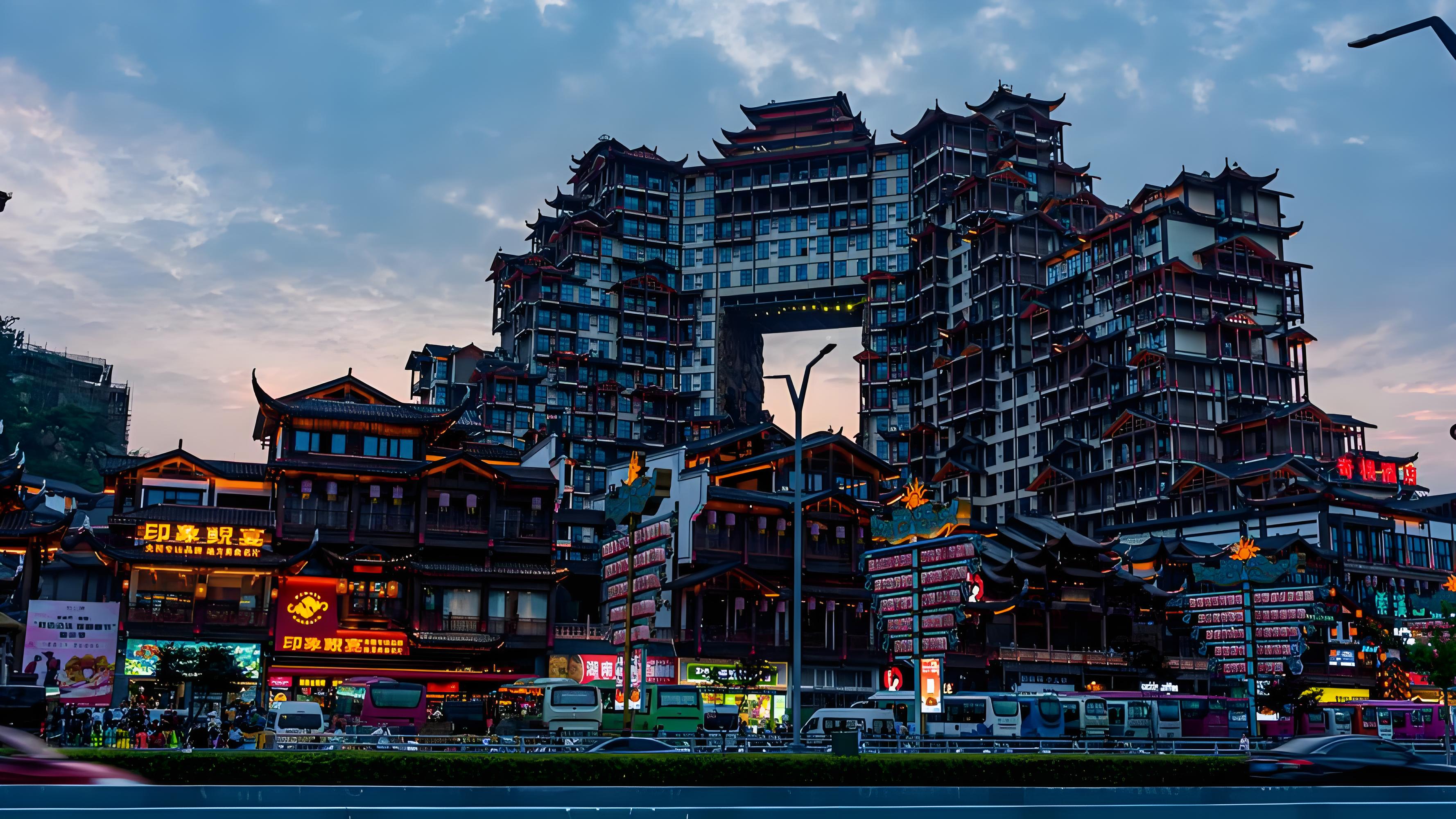 72 Strange Buildings in Zhangjiajie.