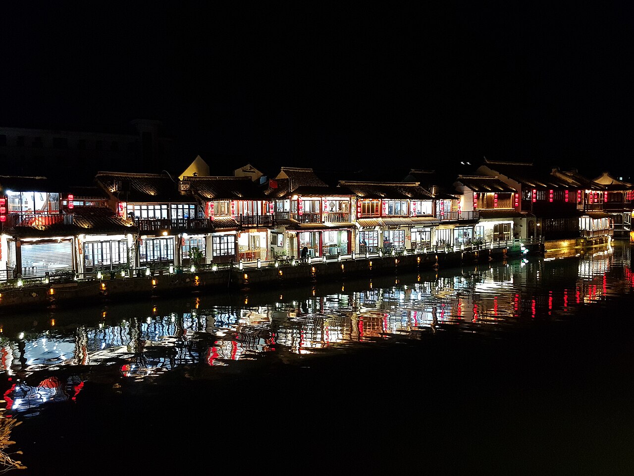 Zhujiajiao water town in Shanghai's Qingpu District.