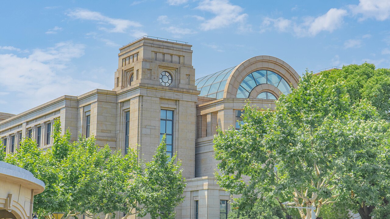 Fudan University campus in Shanghai.