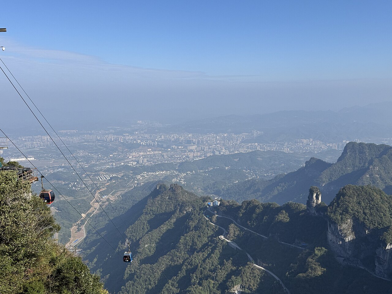 Tianmen Mountain near Zhangjiajie.